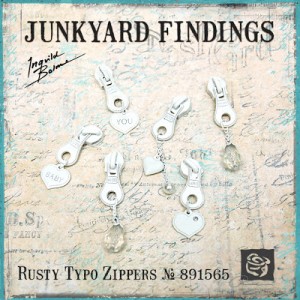 Junkyard Findings Rusty Typo Zippers